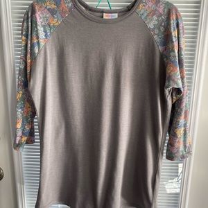 SALE! Lularoe “Randy” baseball tee